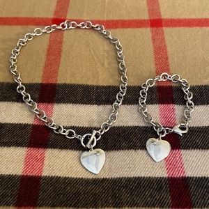 Tiffany Inspired Heart Set